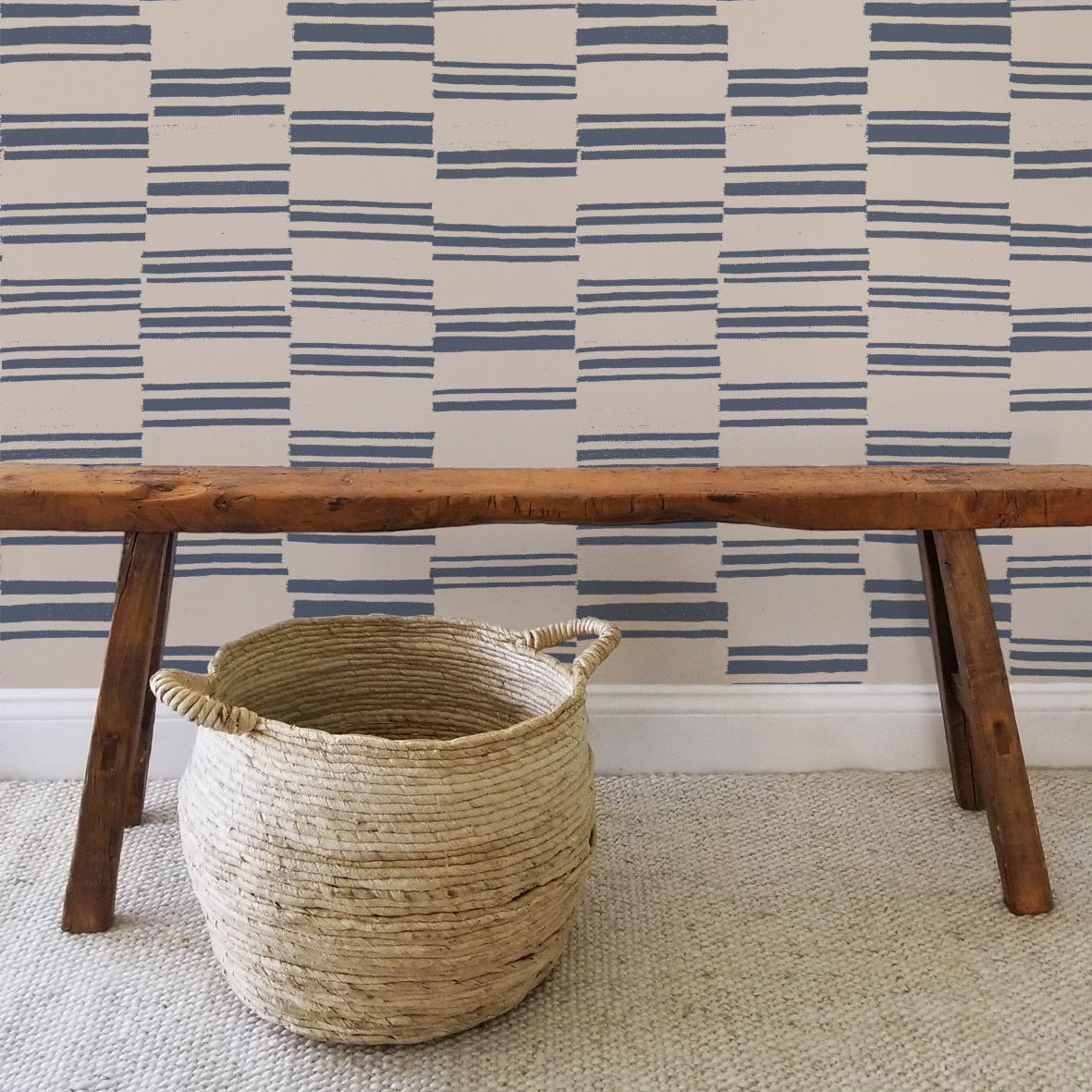 Kilim in Smoke Blue