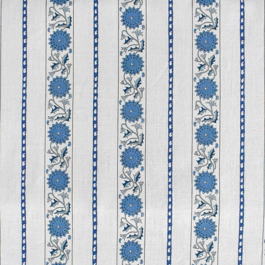 Soleil Stripe in Blues Textile