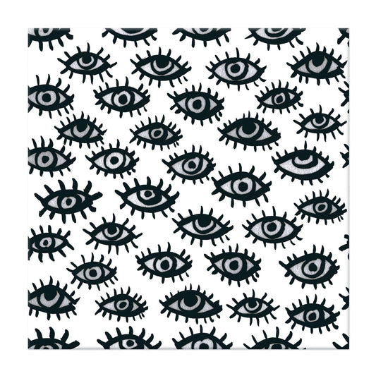 Third Eye in Black and White Tile